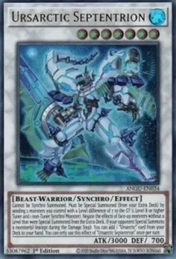 Yugioh-Ursarctic Septentrion-Ultra Rare-1st Edition-ANGU EN034 (LP) - Image 1