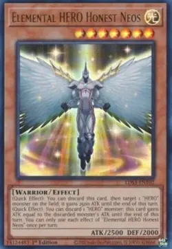 Yugioh-Elemental HERO Honest Neos-Ultra Rare-1st Edition-LDS3 EN102 (NM) - Image 1