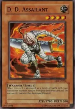 Yugioh-D.D. Assailant-Super Rare-UNL-DBT EN002 (DAMAGED) - Image 1