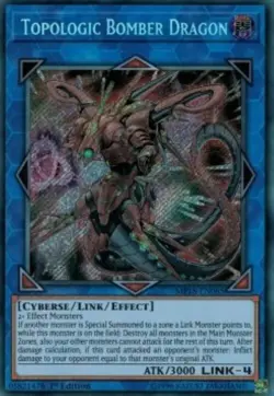 Yugioh-Topologic Bomber Dragon-Secret Rare-1st Edition-MP18 EN065 (LP) - Image 1