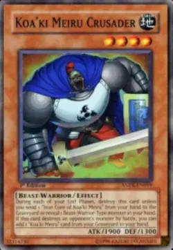 Yugioh-Koa'ki Meiru Crusader-Super Rare-Mixed Editions-ANPR EN019 (LP) - Image 1