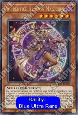 Yugioh-Apprentice Illusion Magician-Ultra Rare (Blue)-1st Ed-LDS3 EN087 (NM) - Image 1