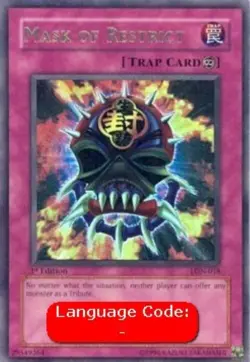 Yugioh-Mask of Restrict-Ultra Rare-UNL-LON 018 (LP) - Image 1