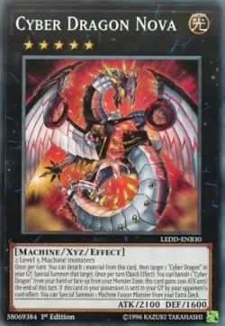 Yugioh-Cyber Dragon Nova-Common-1st Edition-LEDD ENB30 (NM) - Image 1