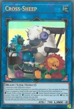 Yugioh-Cross-Sheep-Ultra Rare-1st Edition-BLAR EN092 (NM) - Image 1