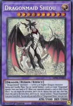 Yugioh-Dragonmaid Sheou-Secret Rare-1st Edition-MP21 EN065 (LP) - Image 1
