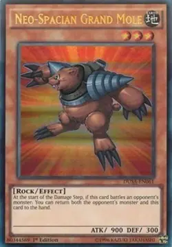 Yugioh-Neo-Spacian Grand Mole-Ultra Rare-1st Edition-DUSA EN061 (NM) - Image 1