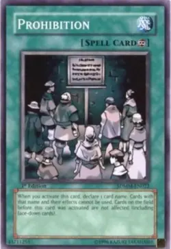 Yugioh-Prohibition-Common-1st Edition-SDMM EN022 (LP) - Image 1