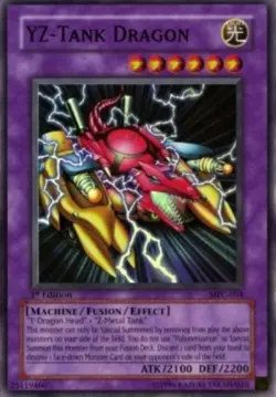 Yugioh-YZ- Tank Dragon-Super Rare-UNL-MFC 054 (LP) - Image 1