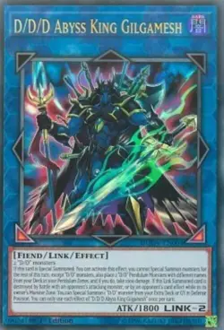 Yugioh-D/D/D Abyss King Gilgamesh-Ultra Rare-1st Edition-DUOV EN004 (LP) - Image 1