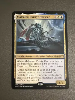 Malcator, Purity Overseer. Phyrexia: All Will Be One. Nm MTG - Image 1