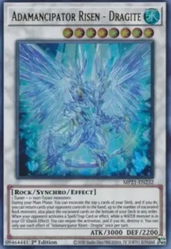 Yugioh-Adamancipator Risen - Dragite-Ultra Rare-1st Edition-MP21 EN232 (LP) - Image 1