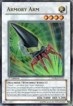 Yugioh-Armory Arm-Ultra Rare-1st Edition-DP08 EN016 (LP) - Image 1
