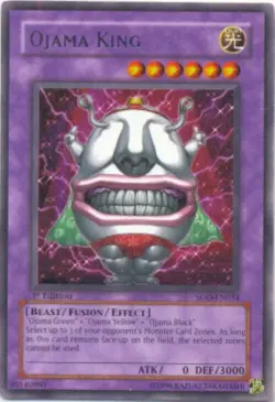 Yugioh-Ojama King-Rare-1st Edition-SOD EN034 (LP) - Image 1