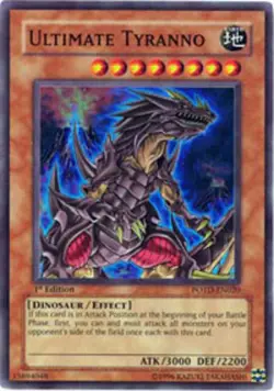 Yugioh! LP Ultimate Tyranno - POTD-EN020 - Super Rare - Unlimited Edition Lightl - Image 1
