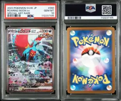 PSA 10 Roaring Moon ex SAR 090/066 SV4K Ancient Roar 2023 Pokemon Card Japanese - Image 3