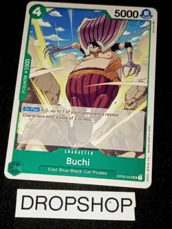 CARTE ONE PIECE ANGLAISE OP03-034 BUCHI MINT OP03 ENGLISH CARD - Image 1