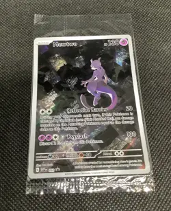 SEALED Mewtwo Pokemon Card Black Star Promo SVP052 Illustration Full Art 151 1 - Image 4
