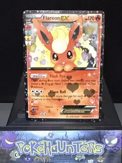 Pokemon Card Flareon EX RC6/RC32 XY Generations Ultra Rare Holo Played - Image 1