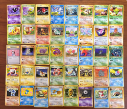 Lot of 40 Pokemon Card Bulk Japanese vintage Old Back 081 - Image 1