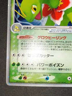JAPANESE Pokemon (Holo) MEGANIUM EX Card CONSTRUCTED DECK 003/016 DPBP 185 eb101 - Image 5