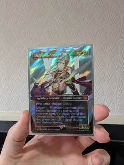Lightning, Army of One Borderless Surge Foil 0545 MTG Magic Final Fantasy - Image 1