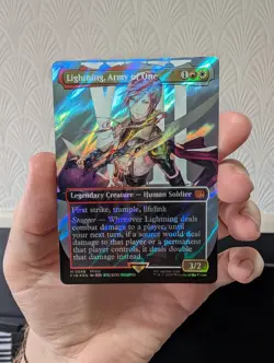 Lightning, Army of One Borderless Surge Foil 0545 MTG Magic Final Fantasy - Image 2
