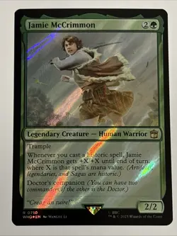 MTG Universes Beyond: Doctor Who Jamie McCrimmon Surge Foil 0710 NM Rare - Image 1
