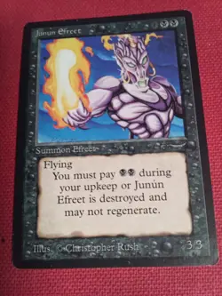 ***Junun Efreet*** MTG Arabian Nights Magic Kid Icarus - Image 1