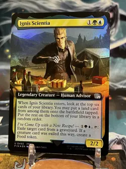 MTG | Ignis Scientia (Extended Art) [FINAL FANTASY] ✨FOIL✨ - Image 1