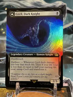MTG | Cecil, Dark Knight / Redeemed Paladin (Extended Art) [FINAL FANTASY]✨FOIL✨ - Image 1