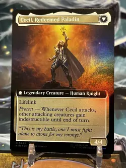 MTG | Cecil, Dark Knight / Redeemed Paladin (Extended Art) [FINAL FANTASY]✨FOIL✨ - Image 2