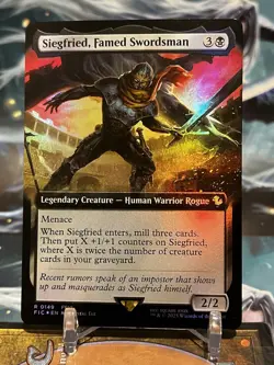 MTG | Siegfried, Famed Swordsman (Extended Art) [FINAL FANTASY] ✨FOIL✨ - Image 1