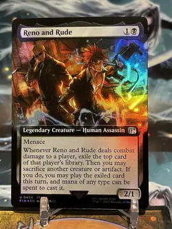 MTG | Reno and Rude (Extended Art) [FINAL FANTASY] ✨FOIL✨ - Image 1