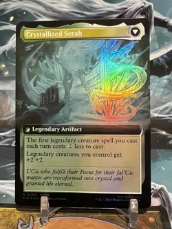 MTG | Serah Farron - Crystallized Serah (Extended Art) [FINAL FANTASY] ✨FOIL✨ - Image 2