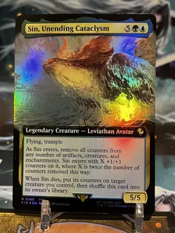MTG | Sin, Unending Cataclysm (Extended Art) [FINAL FANTASY] ✨FOIL✨ - Image 1