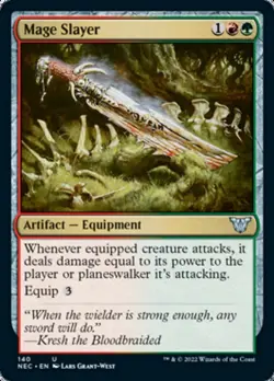 Mage Slayer [Kamigawa: Neon Dynasty Commander] Near Mint MTG - Image 1