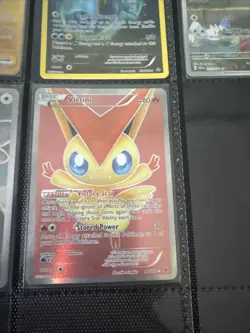 Pokemon Ultra Rare Victini Full Art Holo Card 98/101 Noble Victories - Image 4