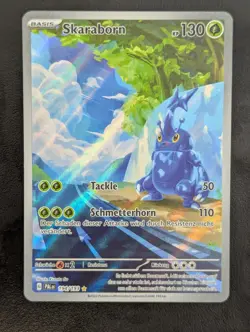 Pokemon Karte Skaraborn 194/193 Entwicklungen in Paldea Holo Near Mint Deutsch - Image 1
