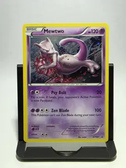 2015 POKEMON XY BLACK STAR PROMOS XY100 MEWTWO-HOLO MEGA MEWTWO PRODUCTS - Image 1
