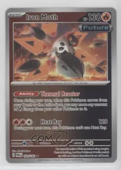 Iron Moth Reverse Foil Pokemon Scarlet & Violet Paradox Rift (PAREN) #028 0d08 - Image 1