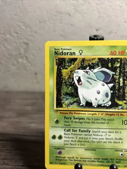 Nidoran F 57/64 Jungle Regular Common-Vintage-Pokemon TCG-Fast Shipping-NM!! - Image 2