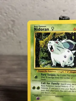 Nidoran F 57/64 Jungle Regular Common-Vintage-Pokemon TCG-Fast Shipping-NM!! - Image 2