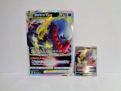 DARKRAI VSTAR JUMBO AND SMALL POKEMON CARDS EUC - Image 1