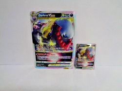 DARKRAI VSTAR JUMBO AND SMALL POKEMON CARDS EUC - Image 2