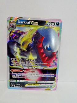 DARKRAI VSTAR JUMBO AND SMALL POKEMON CARDS EUC - Image 5