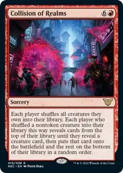 Collision of Realms - Light Play MTG Commander: Kamigawa: Neon Dynasty - Image 1