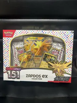 Pokemon TCG Scarlet & Violet 151 Zapdos Ex Collection BRAND NEW SEALED Pokemon - Image 1
