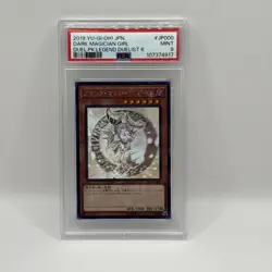 PSA 9 YuGiOh Dark Magician Girl DP23-JP000 Ghost Rare Japanese Legend Duelist 6 - Image 1