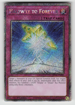 Halfway to Forever Yugioh RA04-EN285 Platinum Secret Rare PSR NM - Image 1